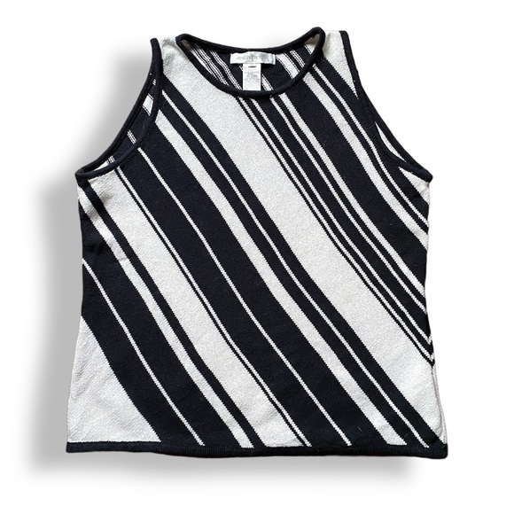 Vintage Striped Sweatervest - Picture 1 of 4